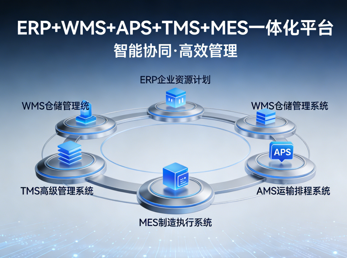 ERP+WMS+APS+TMS+MES一體化平臺(tái)，現(xiàn)在就用王奶奶都聽(tīng)得懂的大白話(huà)給你講清楚